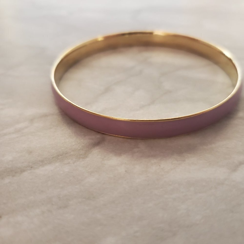 💜 Vintage Y2k 00s 2000's J. Crew Lavender Purple Skinny Bangle 💜 - Picture 4 of 8